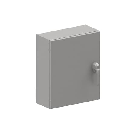 Wiegmann 1 Point Latch with Handle Electrical Enclosures, 16 in H, 8 in D, 20 in W N412162008SSA1PTC